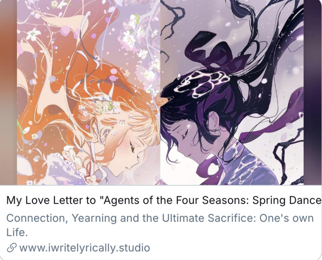 love letter to "agents" essay